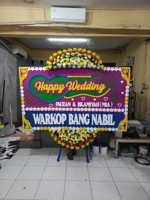 Papan Bunga di Mega Kuningan