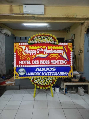 Papan Bunga di Mega Kuningan