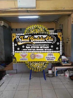 Papan Bunga di Mega Kuningan