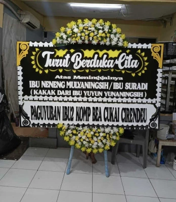 Papan Bunga di Mega Kuningan